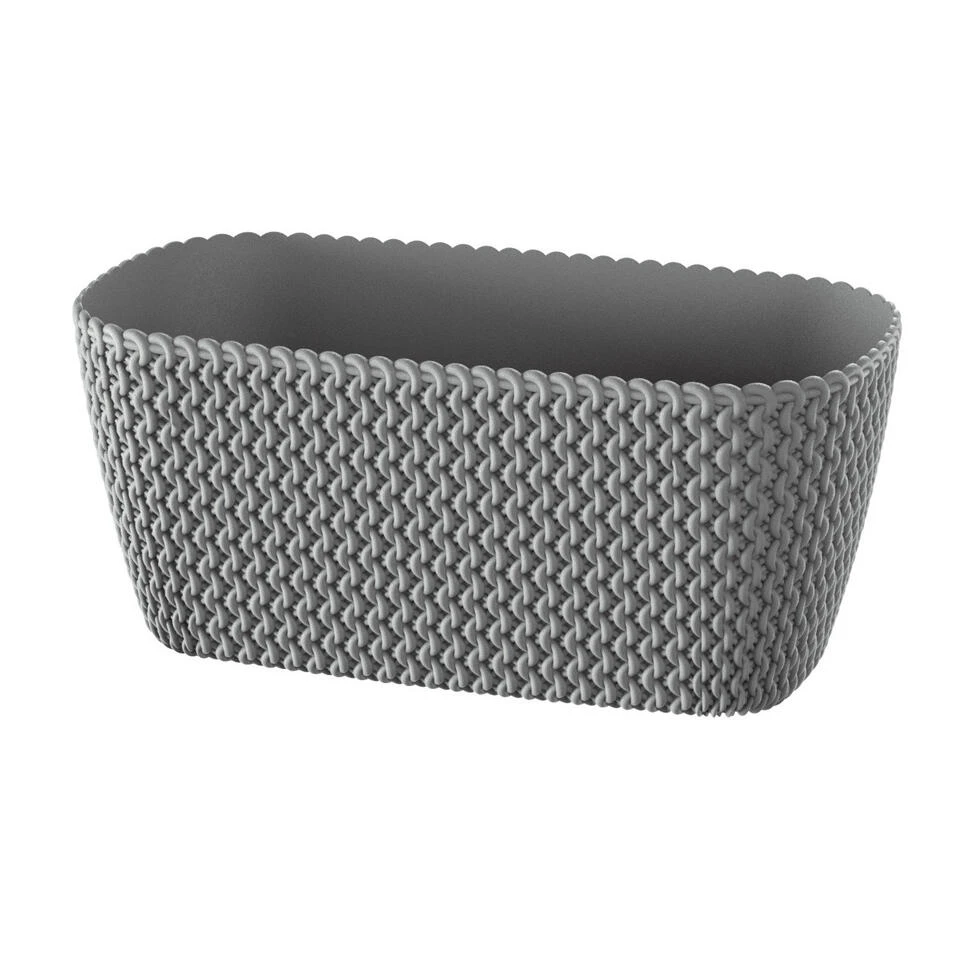 Prosperplast Plantenbak Splofy - Lichtgrijs - Kunststof - 30 Cm 4 Prosperplast Plantenbak Splofy - Lichtgrijs - Kunststof - 30 Cm - Afbeelding 2