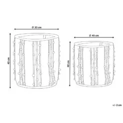 Beliani Mand KHEL - Beige Katoen -Tuinmeubel Winkel ea846133be2f4acea21164856f520f8f