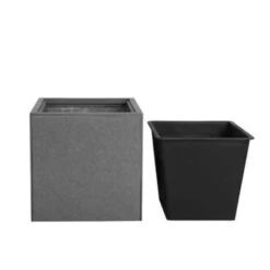 Beliani Plantenbak Voor Buiten DRIMOS - Grijs Vezelcement 9 Beliani Plantenbak Voor Buiten DRIMOS - Grijs Vezelcement -Tuinmeubel Winkel eb701b6ccd6b4a0995ed48b3db84979e