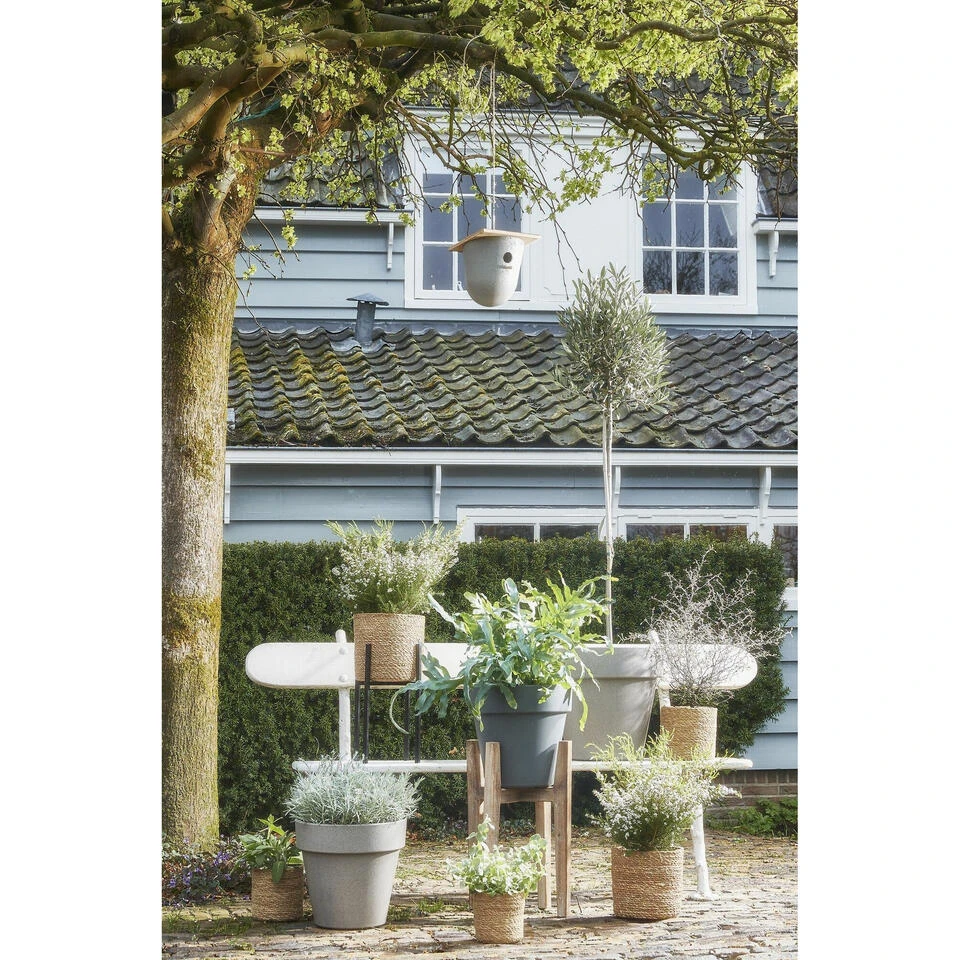 Mica Decorations Plantenpot - Rotan - Bruin - Plantenmand - 20 X 20 Cm 4 Mica Decorations Plantenpot - Rotan - Bruin - Plantenmand - 20 X 20 Cm - Afbeelding 2