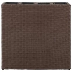 VidaXL Plantenbak Verhoogd Met 4 Potten Poly Rattan Bruin 8 VidaXL Plantenbak Verhoogd Met 4 Potten Poly Rattan Bruin -Tuinmeubel Winkel fbeacd5980f54d6ead7889b8a8671e63